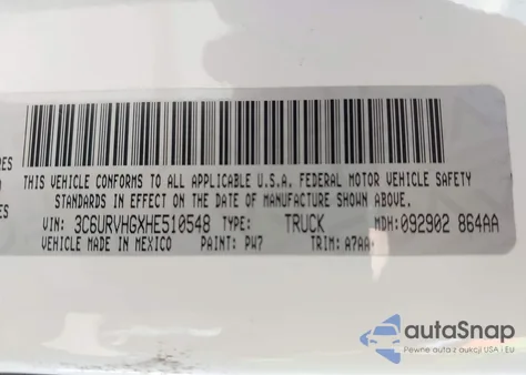 2017 Ram Promaster 3500 High Roof 159 Wb из США, поврежденный, VIN 3C6URVHGXHE510548